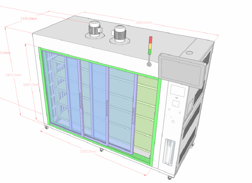 高溫老化測試設備+監控柜